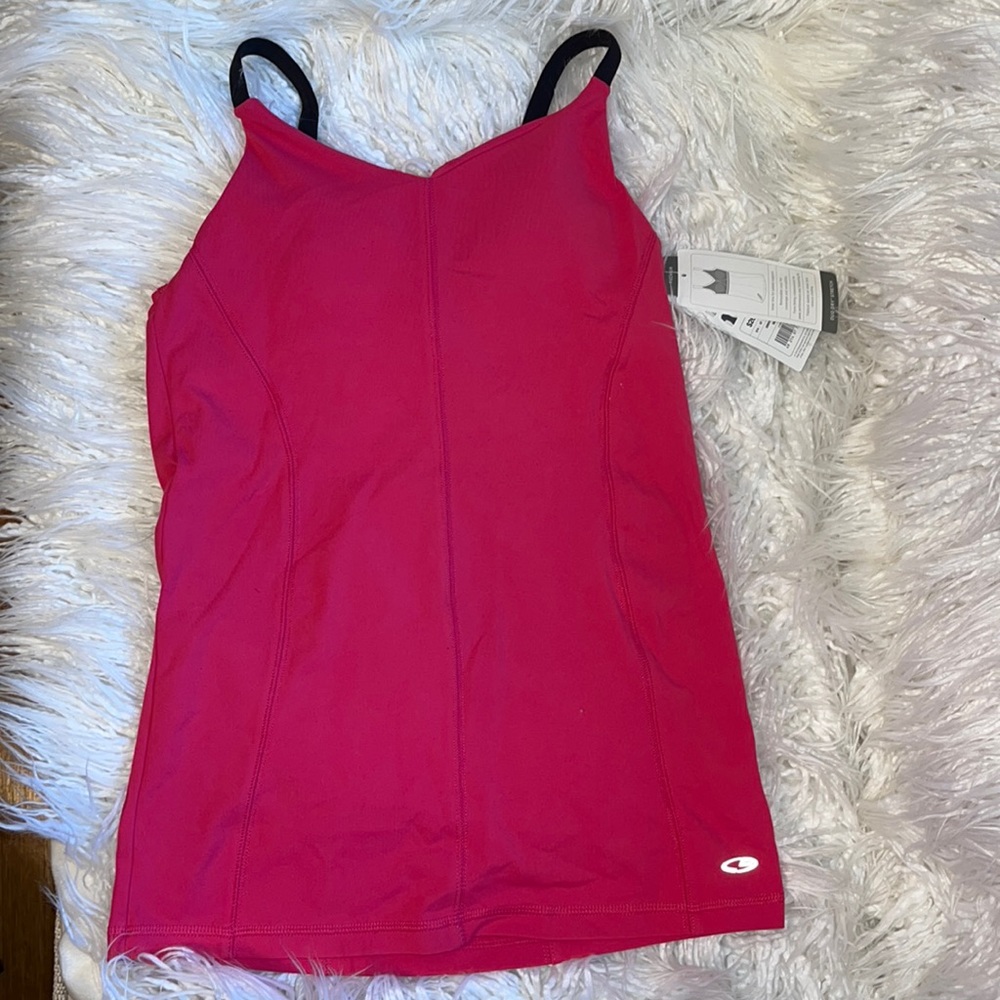 New Champion CG Premium Duo Dry Stretch athletic athlesiure tank built in bra